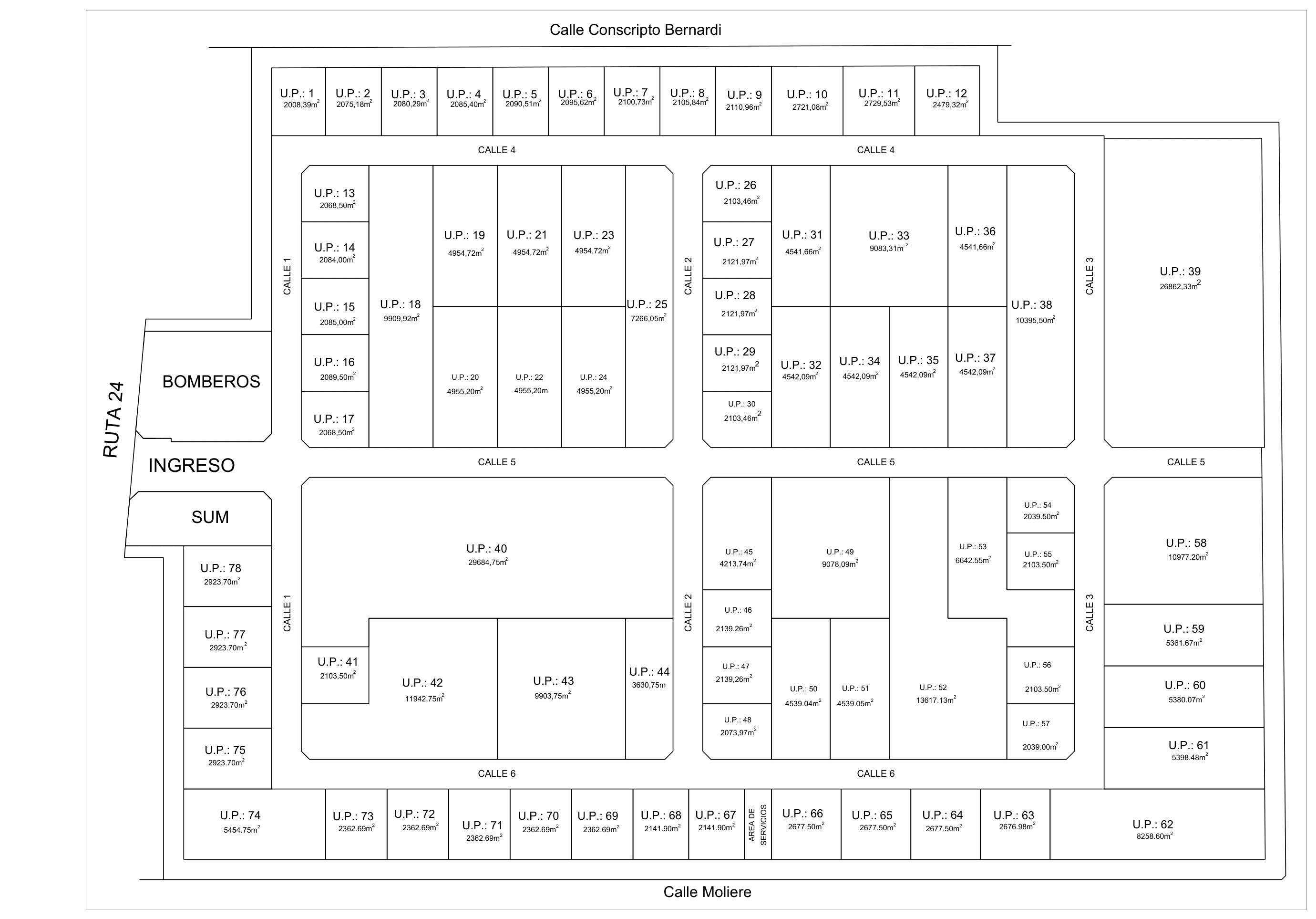 Plano del parque